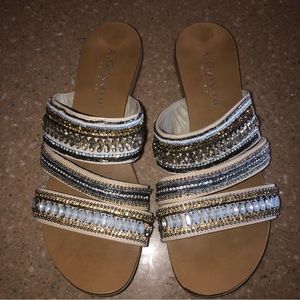 A.Giannetti jeweled sandals
